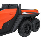 Elektrické autíčko Farmer Truck X-POWER - dvojmiestne, oranžové